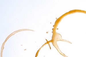 Stains on kitchen worktop